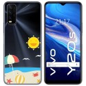 Funda Gel Transparente para Vivo Y20s / Y11s diseño Playa Dibujos