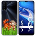 Funda Gel Transparente para Vivo Y20s / Y11s diseño Tigre Dibujos