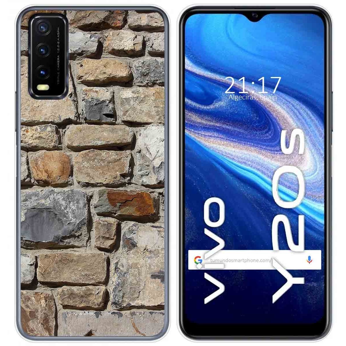 Funda Gel Tpu para Vivo Y20s / Y11s diseño Ladrillo 03 Dibujos