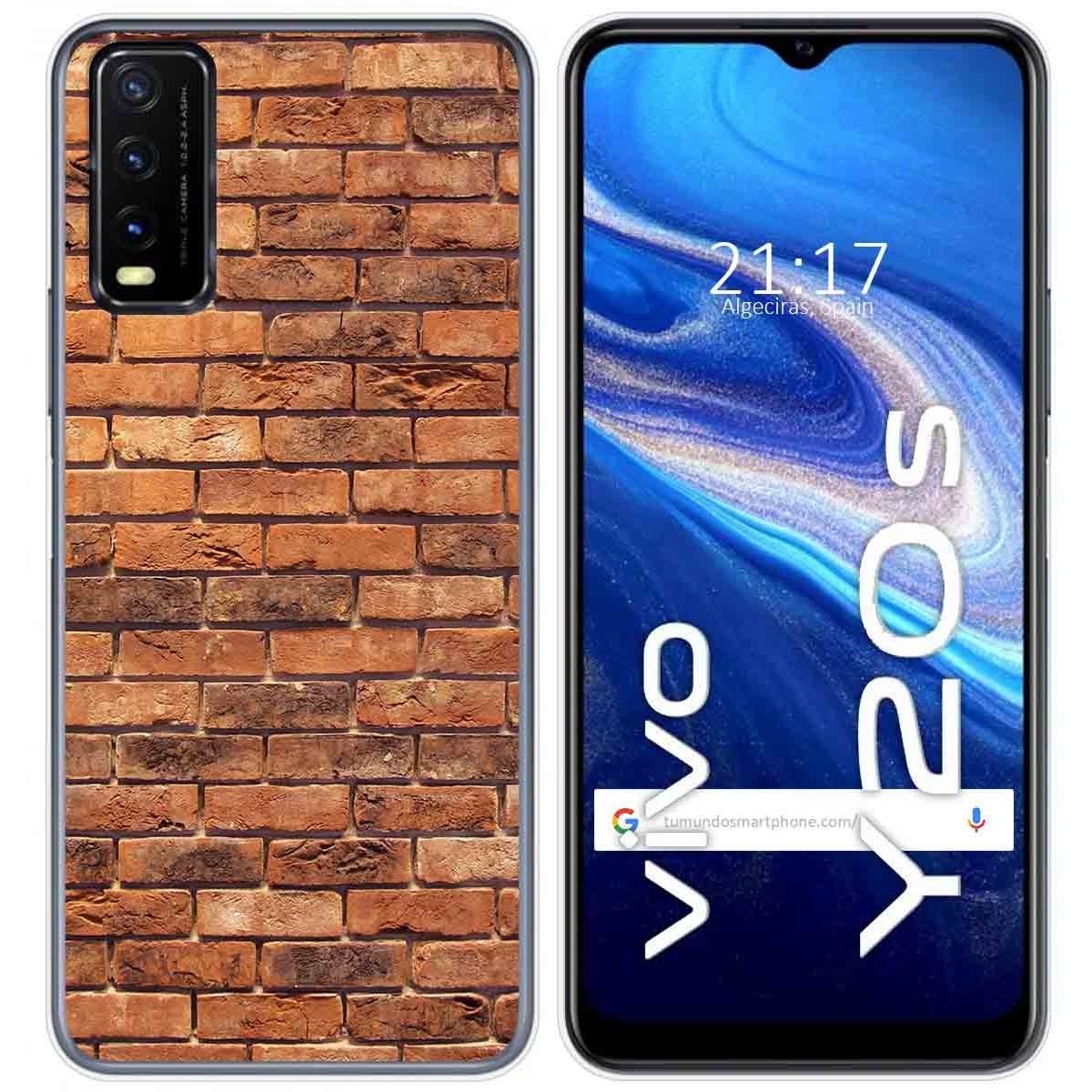 Funda Gel Tpu para Vivo Y20s / Y11s diseño Ladrillo 04 Dibujos