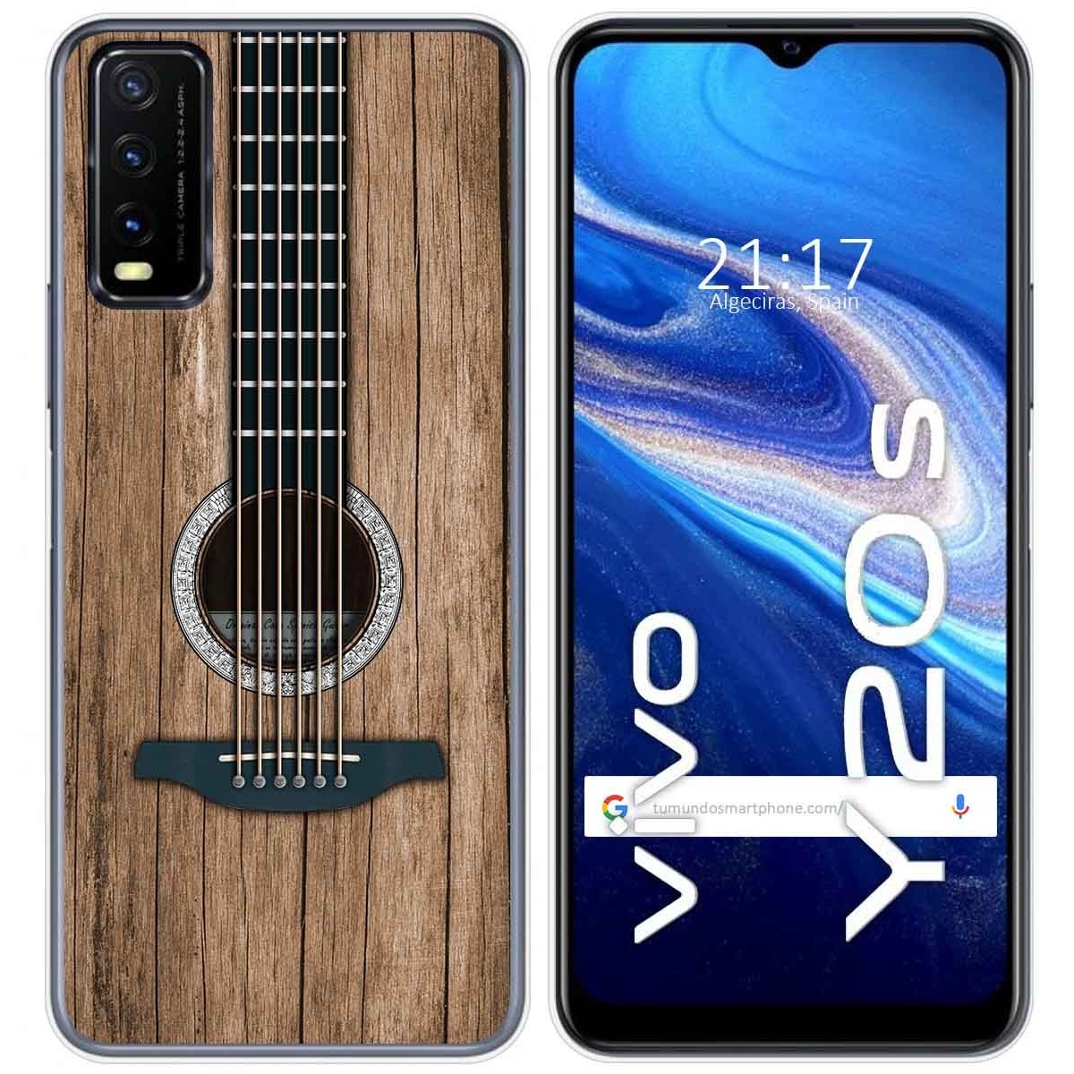 Funda Gel Tpu para Vivo Y20s / Y11s diseño Madera 11 Dibujos