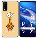 Funda Gel Tpu para Vivo Y20s / Y11s diseño Jirafa Dibujos