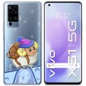 Funda Gel Transparente para Vivo X51 5G diseño Cabra Dibujos