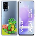 Funda Gel Transparente para Vivo X51 5G diseño Coco Dibujos