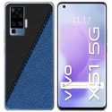 Funda Gel Tpu para Vivo X51 5G diseño Cuero 02 Dibujos