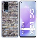 Funda Gel Tpu para Vivo X51 5G diseño Ladrillo 02 Dibujos