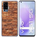 Funda Gel Tpu para Vivo X51 5G diseño Ladrillo 04 Dibujos