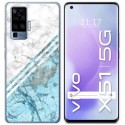 Funda Gel Tpu para Vivo X51 5G diseño Mármol 02 Dibujos