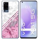 Funda Gel Tpu para Vivo X51 5G diseño Mármol 03 Dibujos