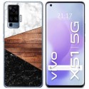 Funda Gel Tpu para Vivo X51 5G diseño Mármol 11 Dibujos