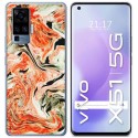 Funda Gel Tpu para Vivo X51 5G diseño Mármol 12 Dibujos