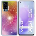 Funda Gel Tpu para Vivo X51 5G diseño Abstracto Dibujos