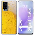 Funda Gel Tpu para Vivo X51 5G diseño Cerveza Dibujos