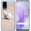 Funda Gel Tpu para Vivo X51 5G diseño Concha Dibujos