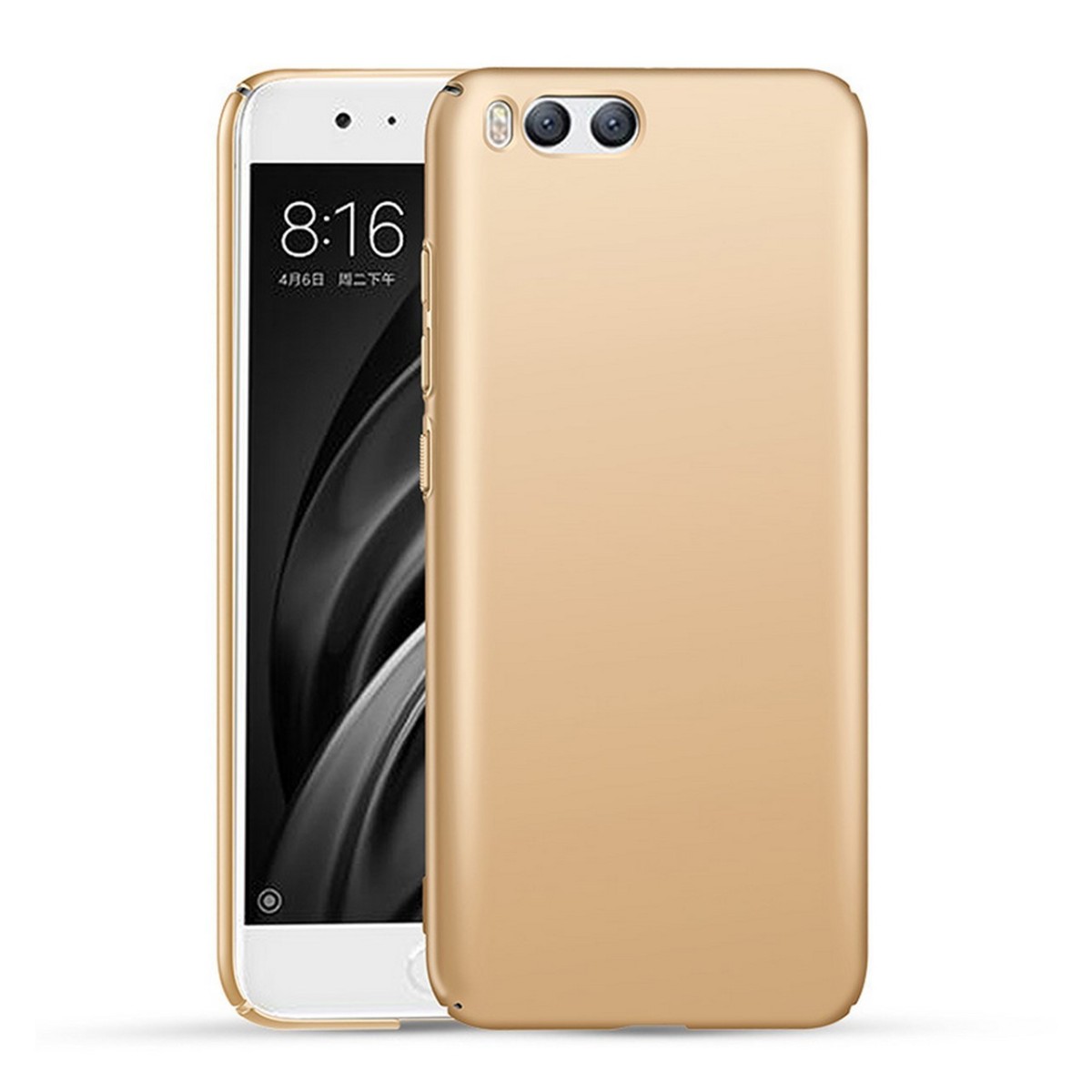 Carcasa Funda Dura Completa Dorada  para Xiaomi Mi6