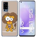 Funda Gel Tpu para Vivo X51 5G diseño Leon Dibujos
