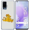 Funda Gel Tpu para Vivo X51 5G diseño Leones Dibujos