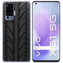 Funda Gel Tpu para Vivo X51 5G diseño Neumatico Dibujos