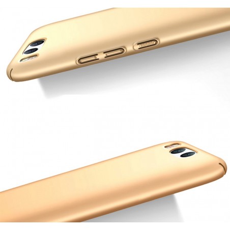Carcasa Funda Dura Completa Dorada  para Xiaomi Mi6