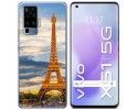 Funda Gel Tpu para Vivo X51 5G diseño Paris Dibujos