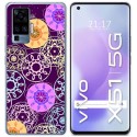 Funda Gel Tpu para Vivo X51 5G diseño Radial Dibujos