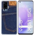 Funda Gel Tpu para Vivo X51 5G diseño Vaquero Dibujos