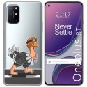 Funda Gel Transparente para OnePlus 8T 5G diseño Avestruz Dibujos