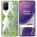 Funda Gel Transparente para OnePlus 8T 5G diseño Cactus Dibujos