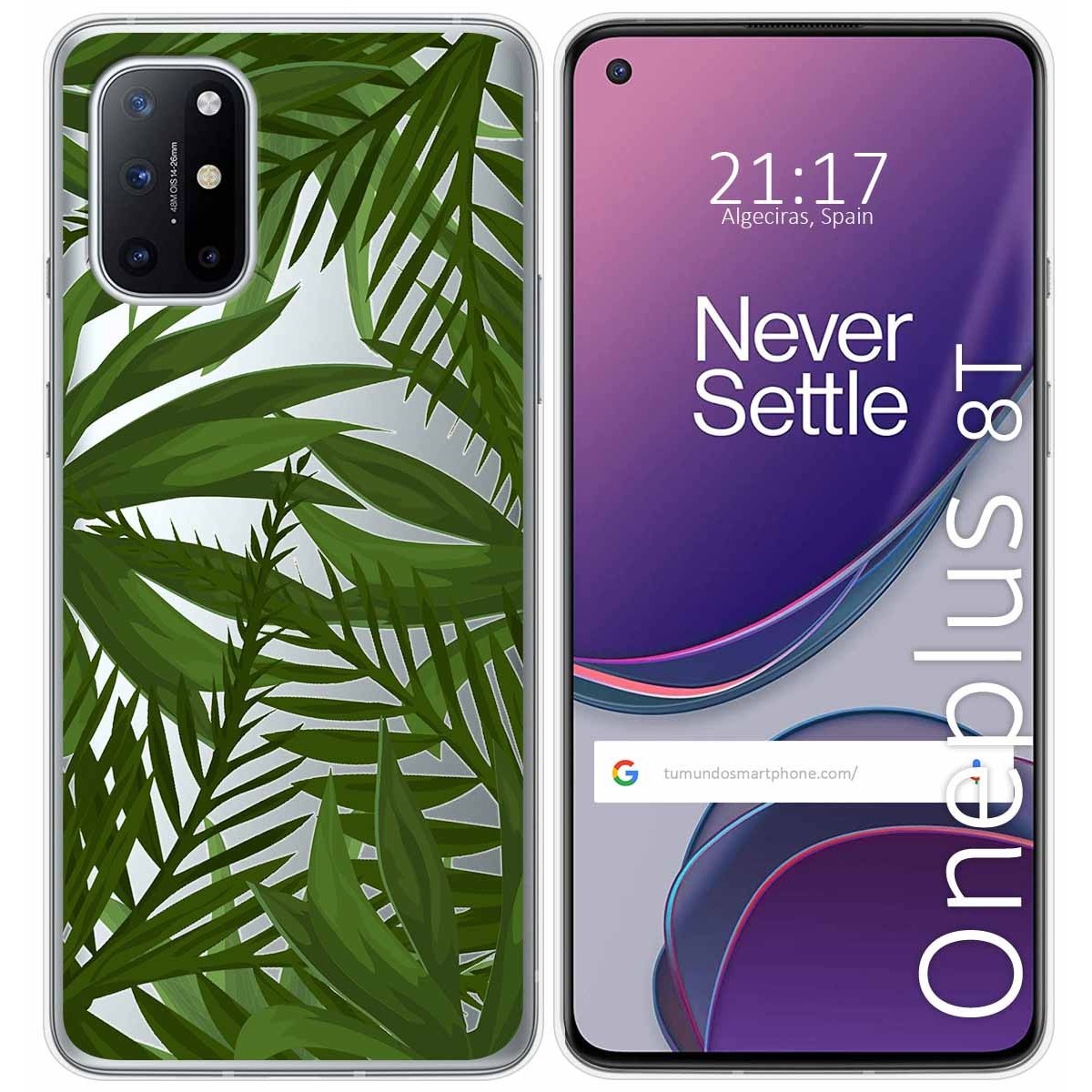 Funda Gel Transparente para OnePlus 8T 5G diseño Jungla Dibujos
