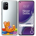 Funda Gel Transparente para OnePlus 8T 5G diseño Leopardo Dibujos