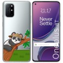 Funda Gel Transparente para OnePlus 8T 5G diseño Panda Dibujos