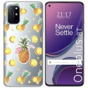 Funda Gel Transparente para OnePlus 8T 5G diseño Piña Dibujos