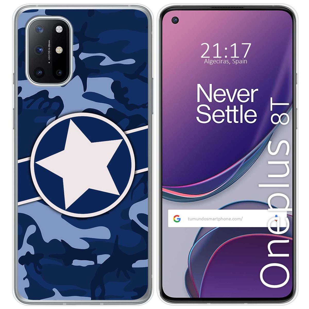Funda Gel Tpu para OnePlus 8T 5G diseño Camuflaje 03 Dibujos