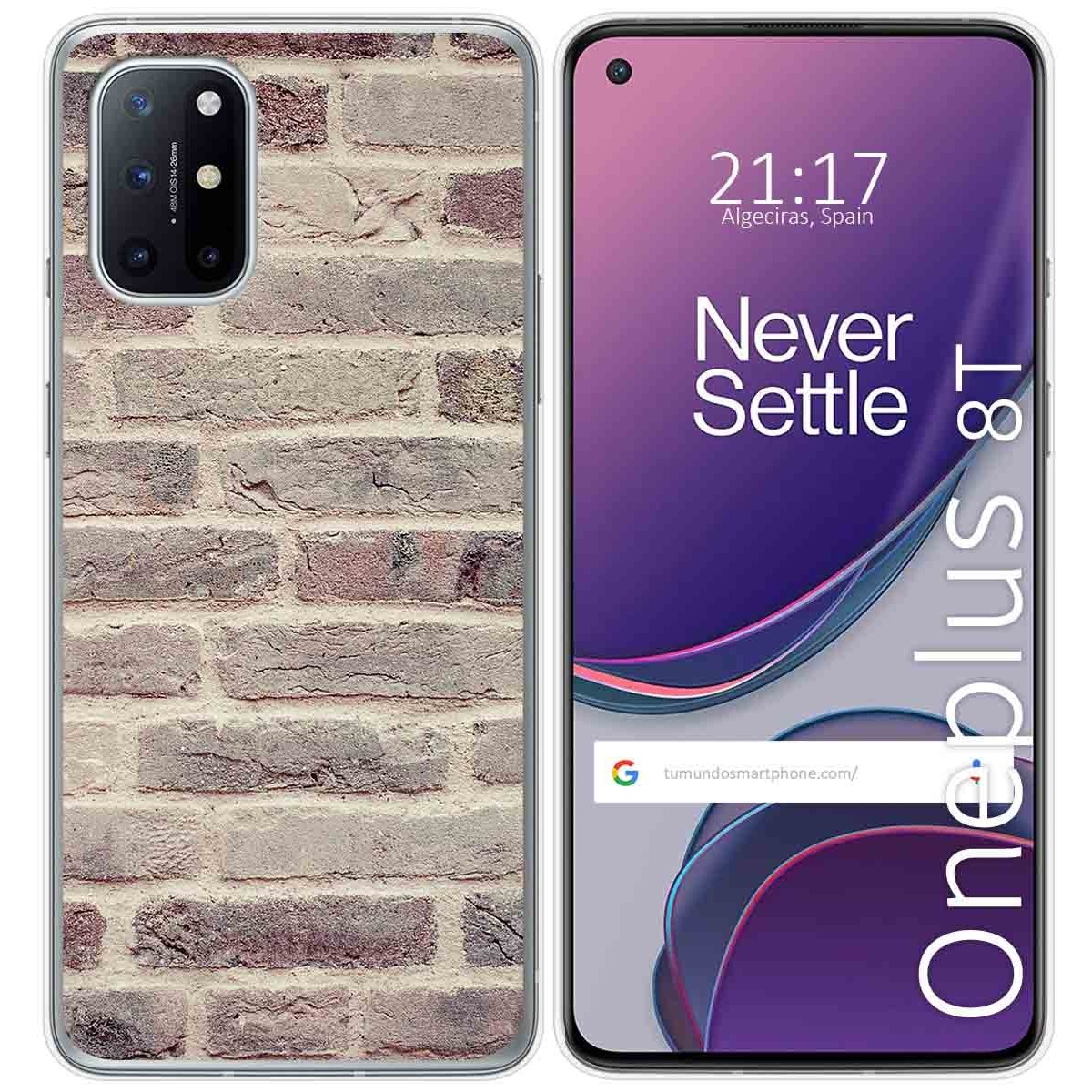 Funda Gel Tpu para OnePlus 8T 5G diseño Ladrillo 01 Dibujos