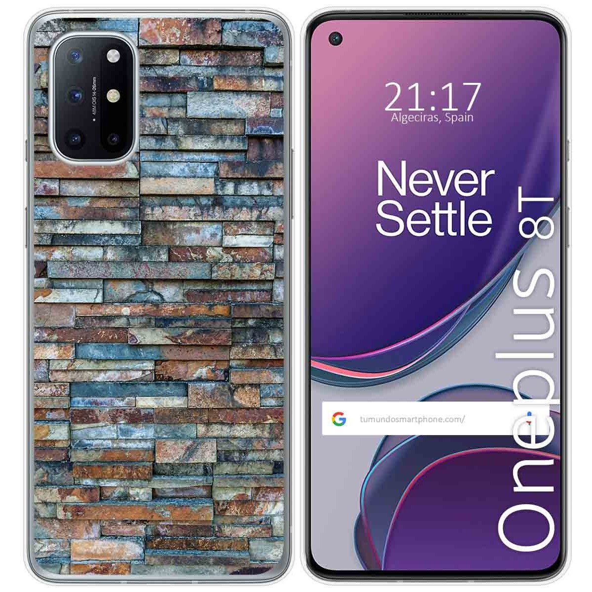 Funda Gel Tpu para OnePlus 8T 5G diseño Ladrillo 05 Dibujos