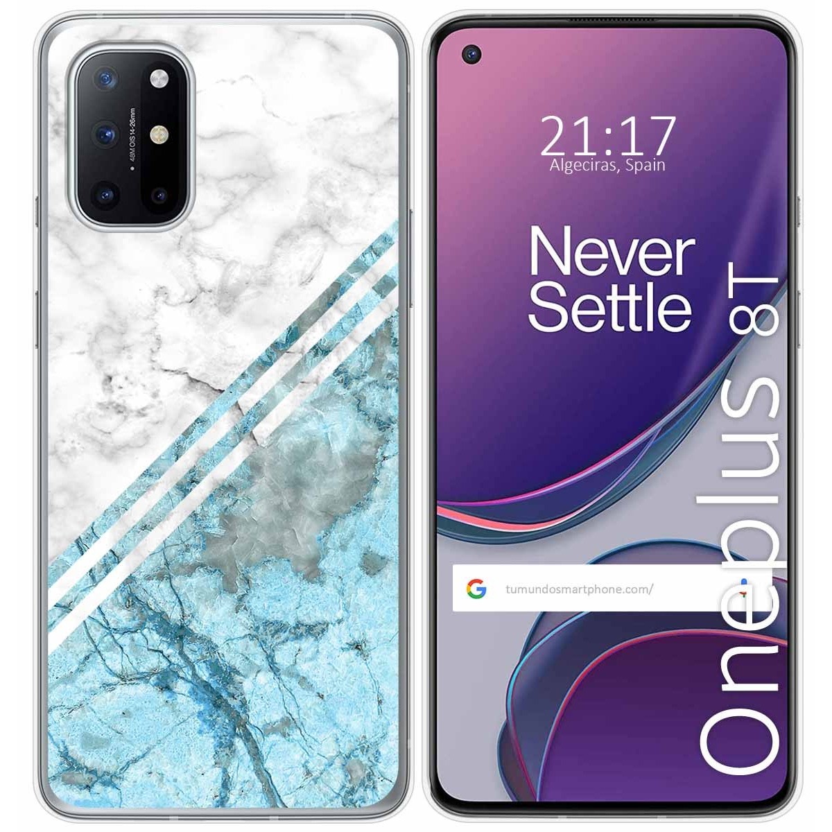 Funda Gel Tpu para OnePlus 8T 5G diseño Mármol 02 Dibujos