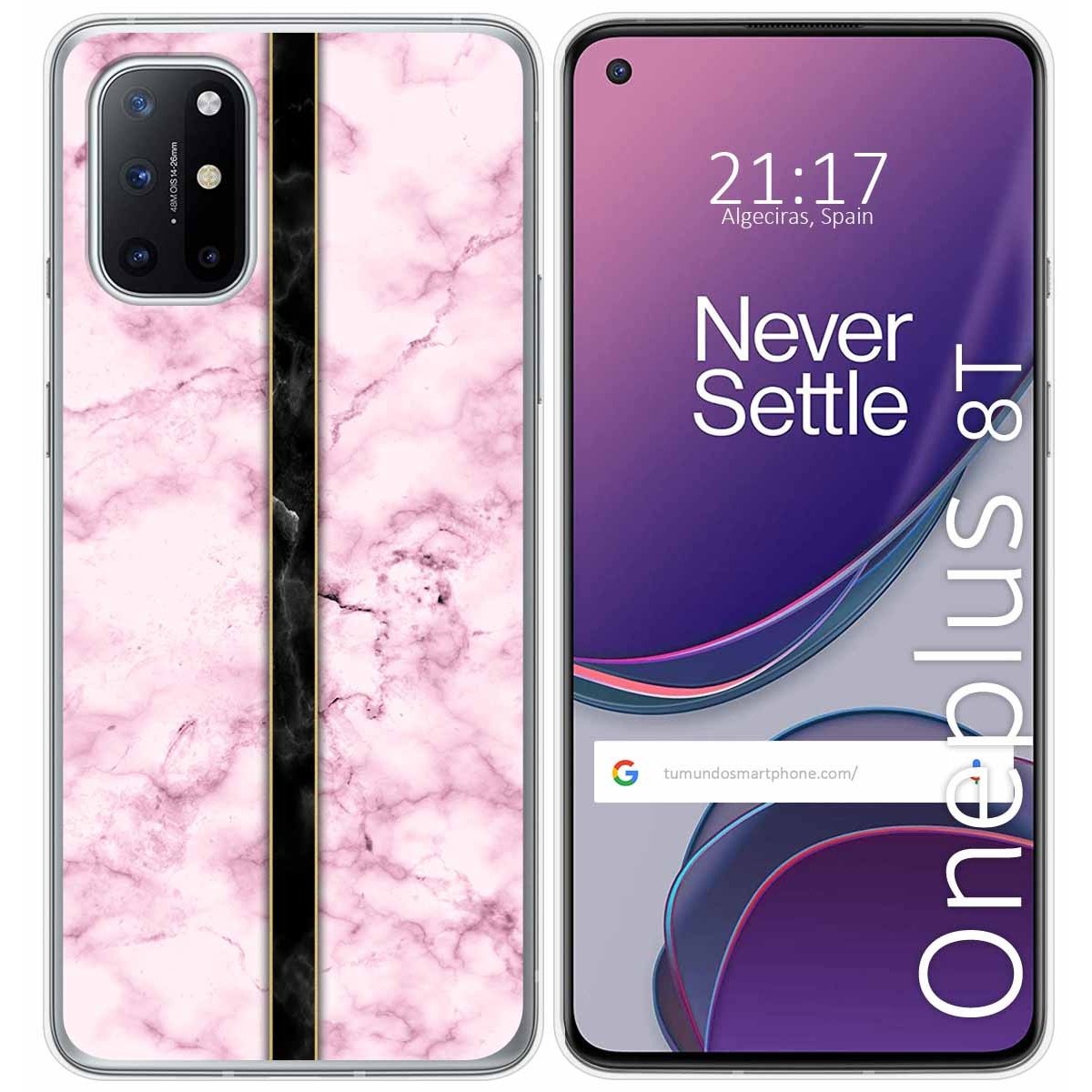 Funda Gel Tpu para OnePlus 8T 5G diseño Mármol 04 Dibujos