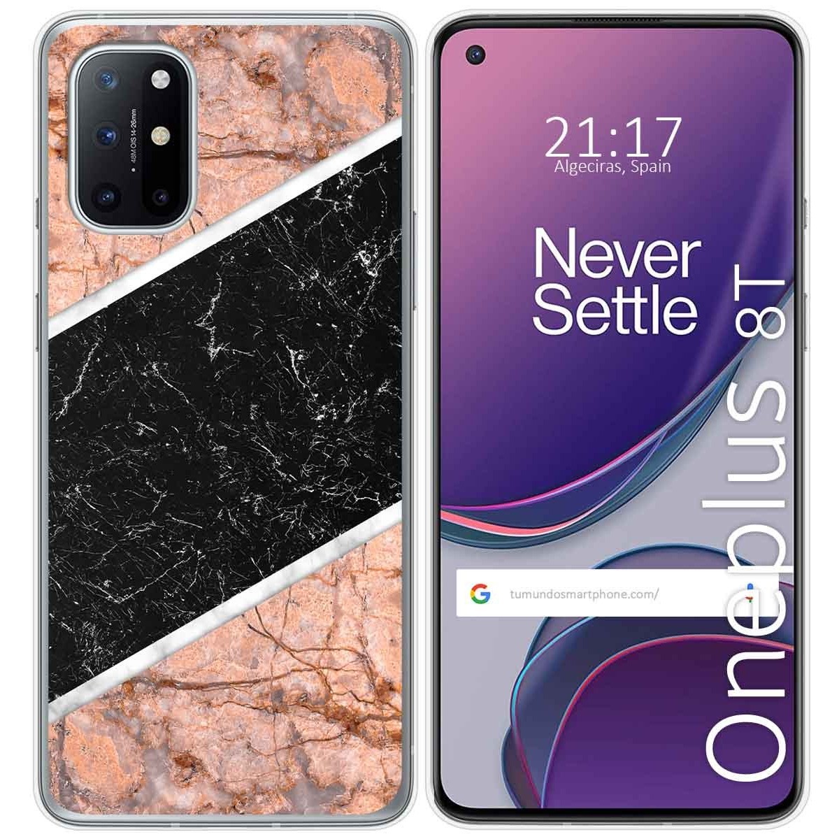 Funda Gel Tpu para OnePlus 8T 5G diseño Mármol 07 Dibujos