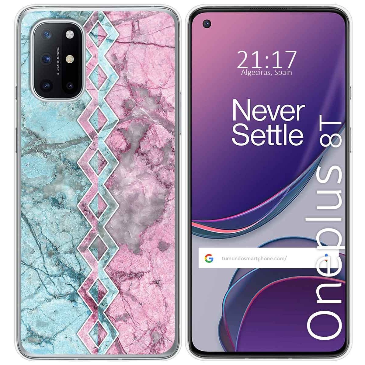 Funda Gel Tpu para OnePlus 8T 5G diseño Mármol 08 Dibujos