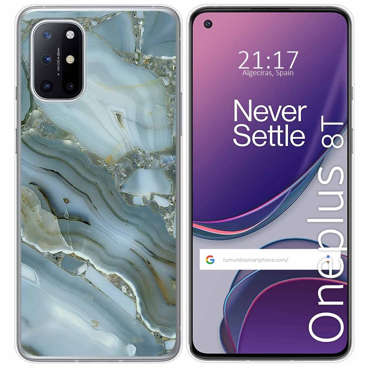Funda Gel Tpu para OnePlus 8T 5G diseño Mármol 09 Dibujos