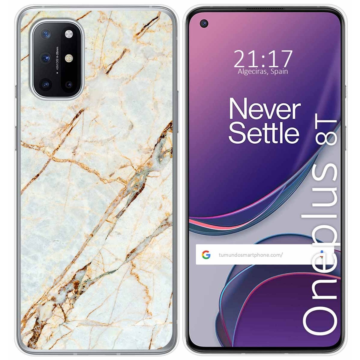 Funda Gel Tpu para OnePlus 8T 5G diseño Mármol 13 Dibujos