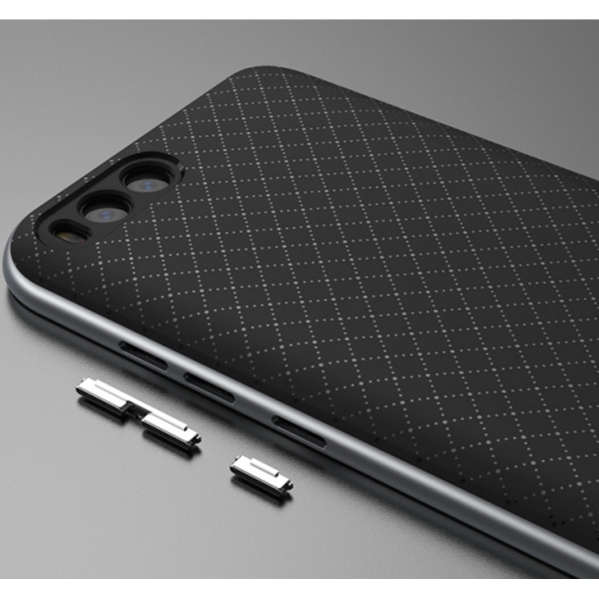 Funda Tipo Neo Hybrid (Pc+Tpu) Negra / Dorada para Xiaomi Mi6