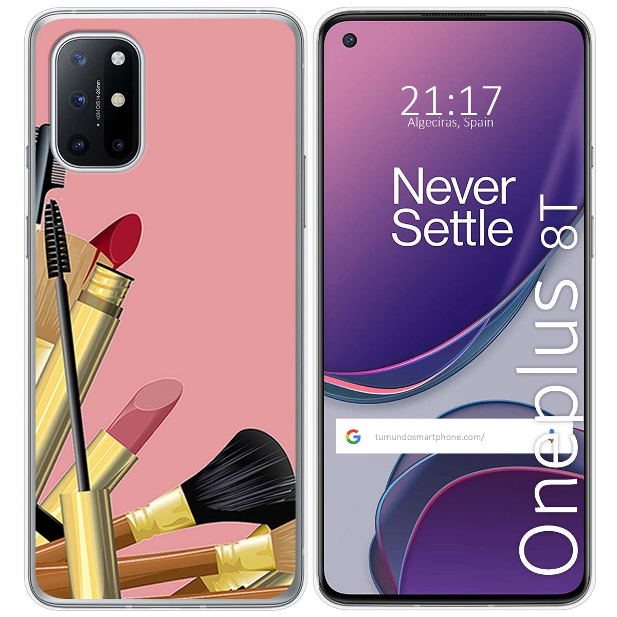 Funda Gel Tpu para OnePlus 8T 5G diseño Brochas Dibujos