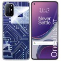 Funda Gel Tpu para OnePlus 8T 5G diseño Circuito Dibujos