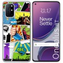 Funda Gel Tpu para OnePlus 8T 5G diseño Comic Dibujos