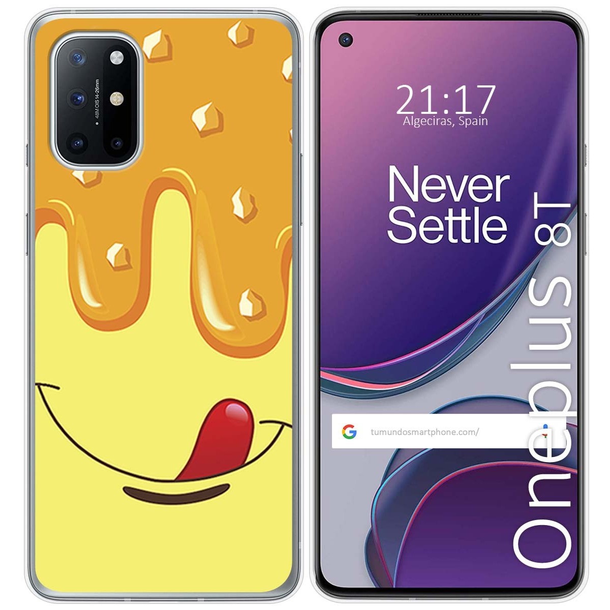 Funda Gel Tpu para OnePlus 8T 5G diseño Helado Vainilla Dibujos