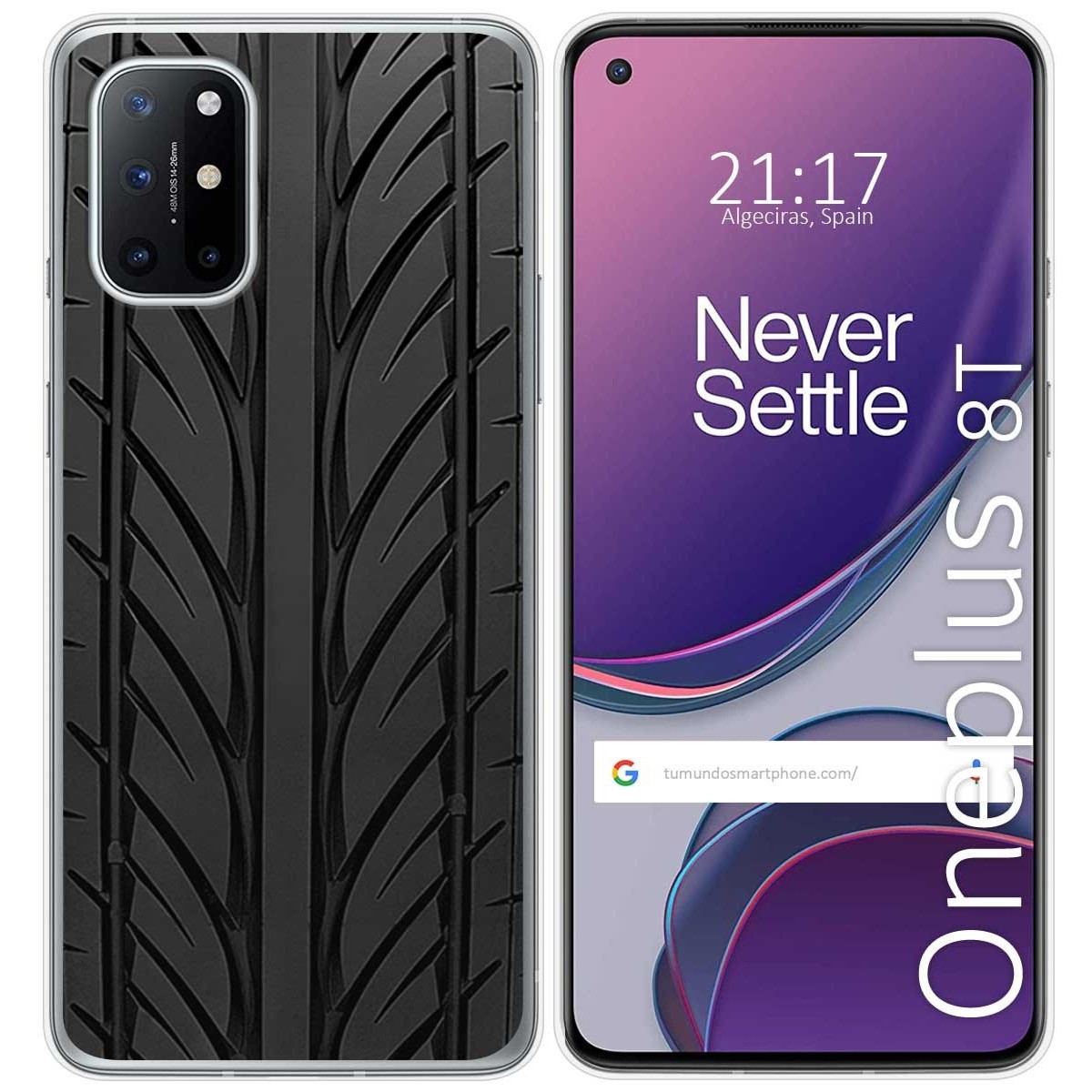 Funda Gel Tpu para OnePlus 8T 5G diseño Neumatico Dibujos
