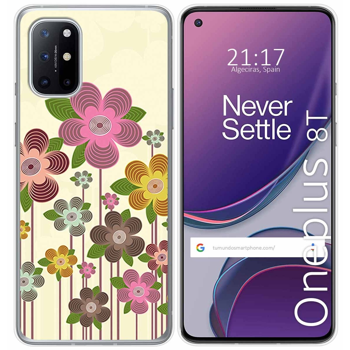 Funda Gel Tpu para OnePlus 8T 5G diseño Primavera En Flor Dibujos