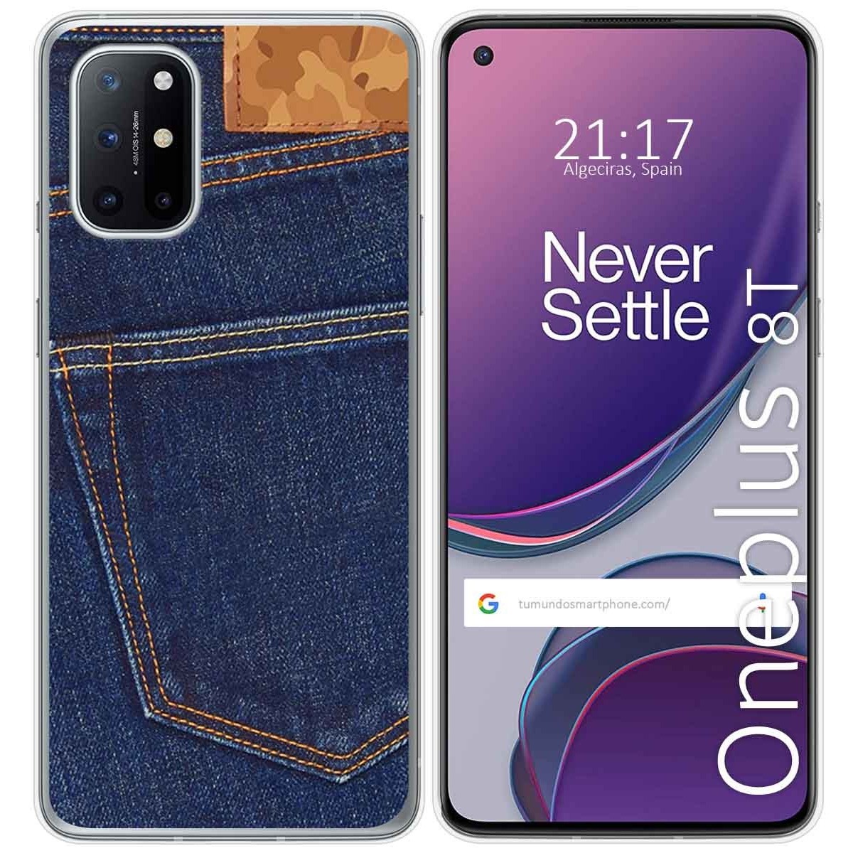 Funda Gel Tpu para OnePlus 8T 5G diseño Vaquero Dibujos