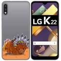 Funda Gel Transparente para Lg K22 diseño Bufalo Dibujos